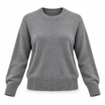 Laisvo silueto vilnonis megztinis – WL533AI26 – GRIGIO